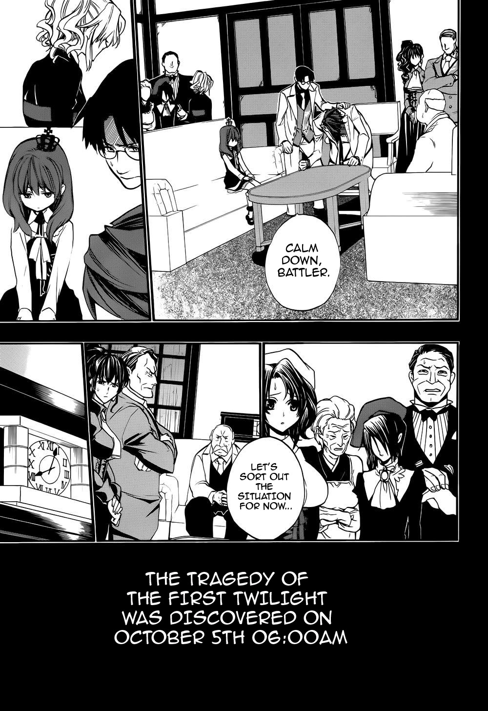 Umineko no Naku Koro ni Chiru Episode 8: Twilight of the Golden Witch Chapter 11.2 page 14 - Chapter 11 v2 : Bern Poses a Question