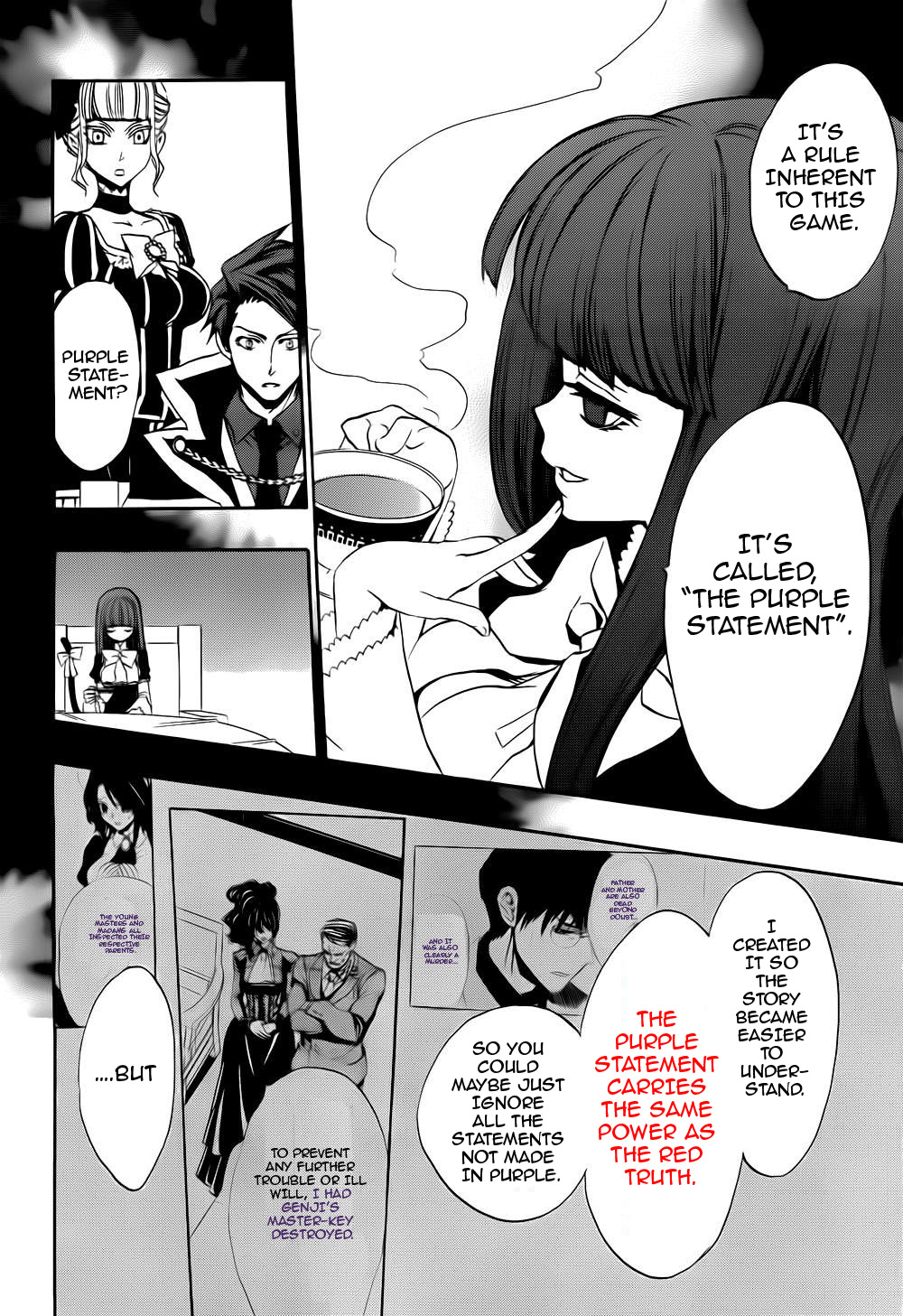 Umineko no Naku Koro ni Chiru Episode 8: Twilight of the Golden Witch Chapter 11.2 page 24 - Chapter 11 v2 : Bern Poses a Question