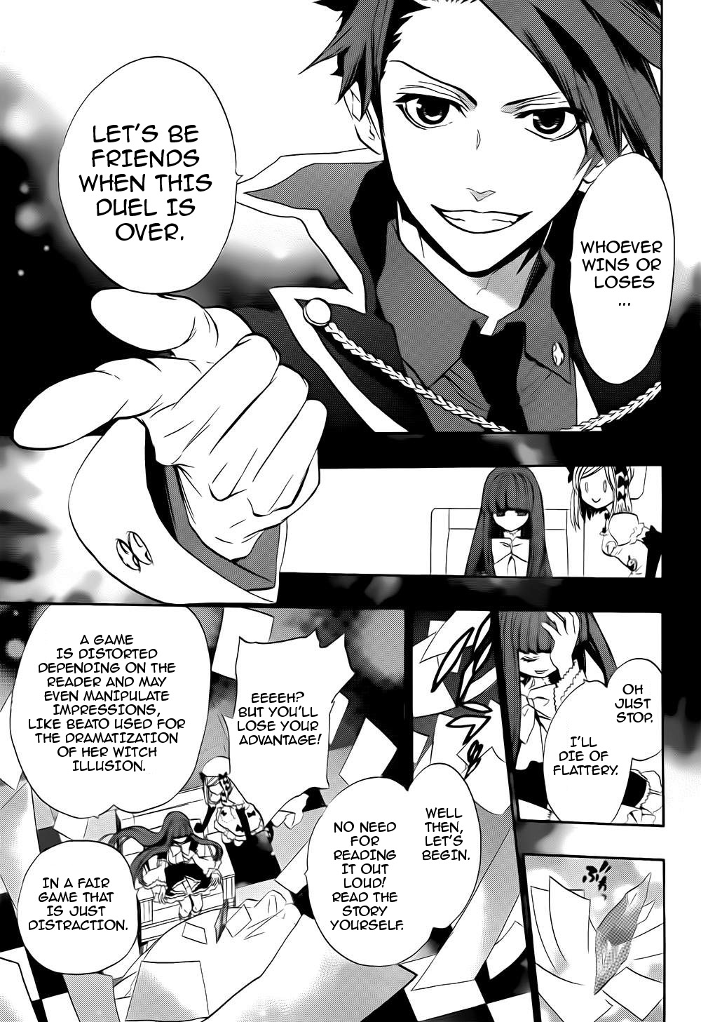 Umineko no Naku Koro ni Chiru Episode 8: Twilight of the Golden Witch Chapter 11.2 page 7 - Chapter 11 v2 : Bern Poses a Question