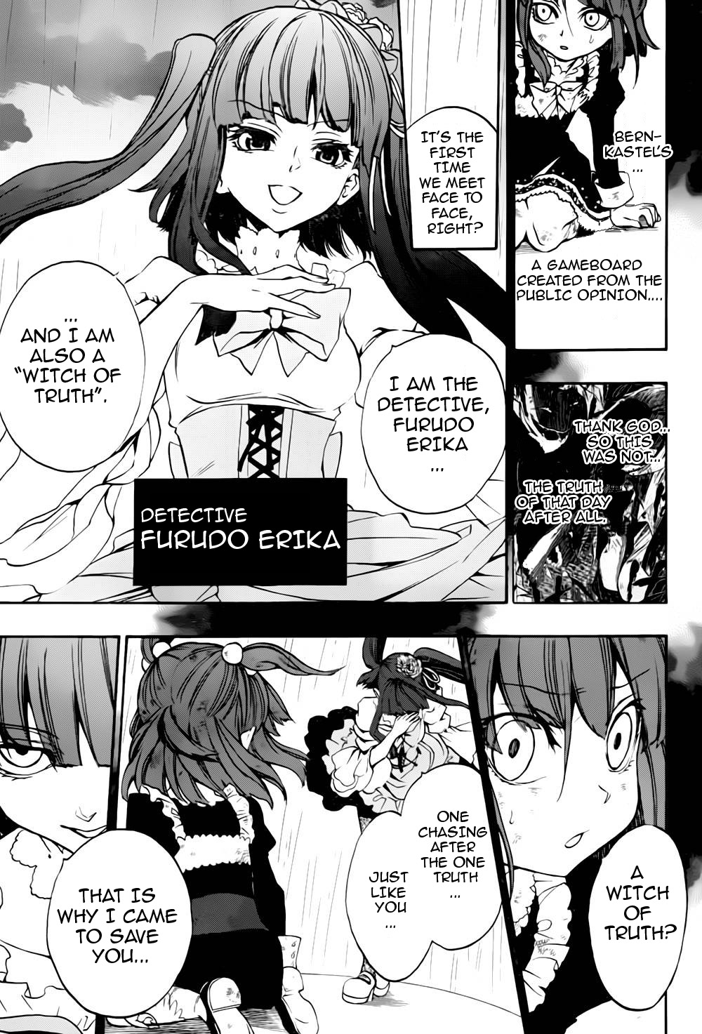 Umineko no Naku Koro ni Chiru Episode 8: Twilight of the Golden Witch Chapter 14.2 page 13 - Chapter 14 v2 : The late visitor 2