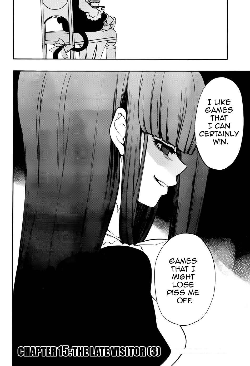 Umineko no Naku Koro ni Chiru Episode 8: Twilight of the Golden Witch Chapter 15.2 page 4 - Chapter 15 v2 : The late visitor 3