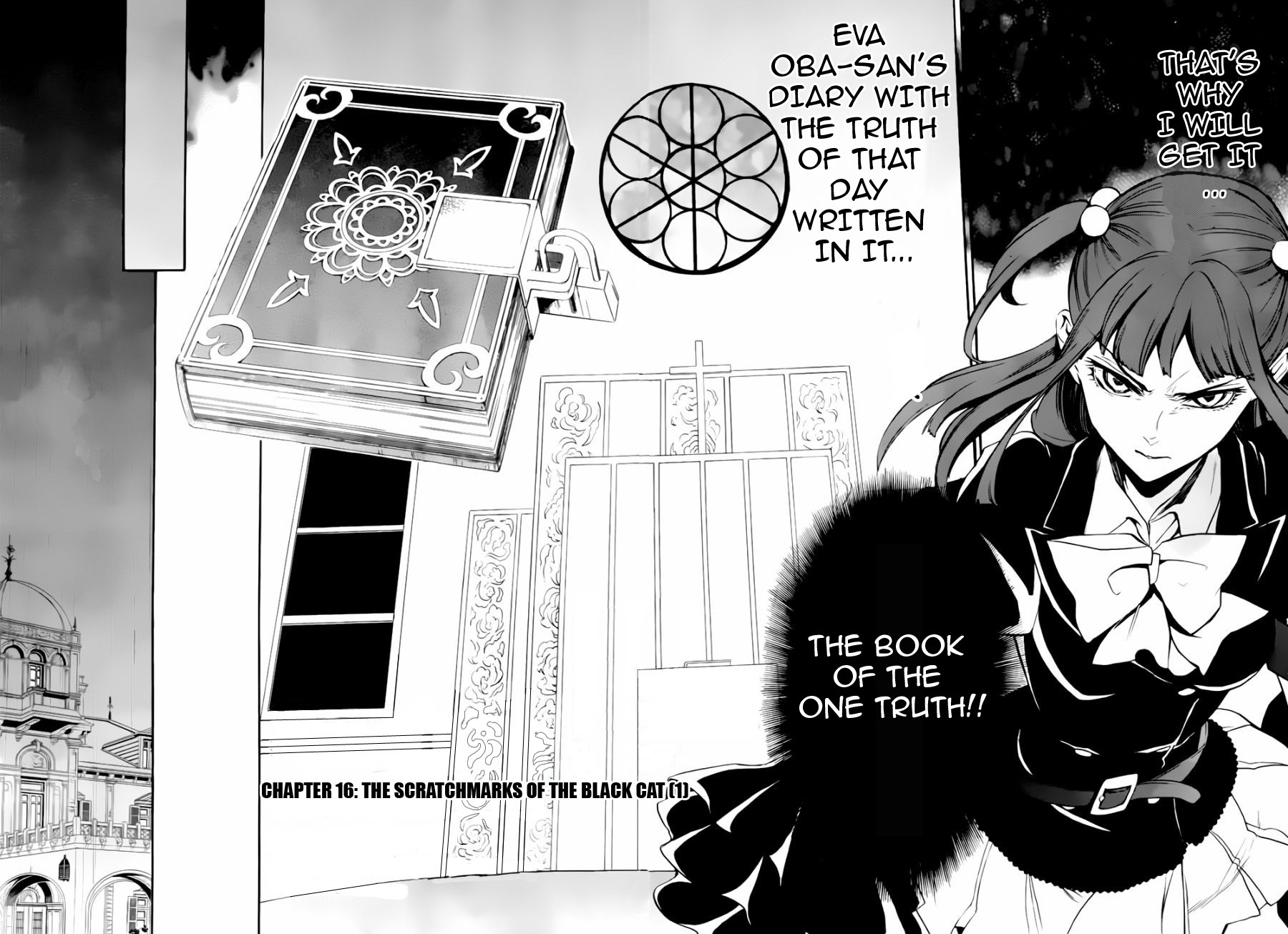 Umineko no Naku Koro ni Chiru Episode 8: Twilight of the Golden Witch Chapter 16.2 page 3 - Chapter 16 v2 : The Scratchmarks of the Black Cat