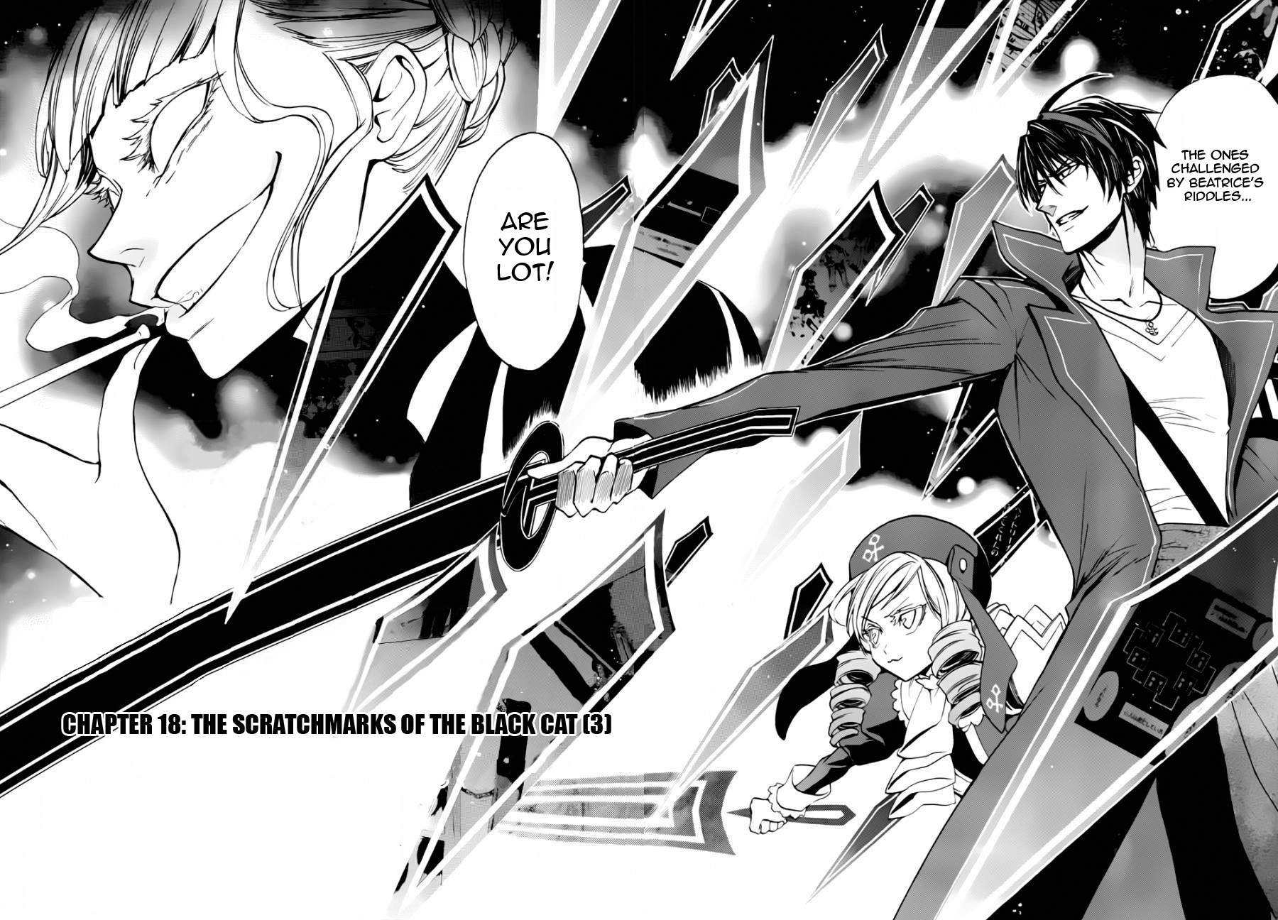 Umineko no Naku Koro ni Chiru Episode 8: Twilight of the Golden Witch Chapter 18.2 page 2 - Chapter 18 v2 : The Scratchmarks of the Black Cat 3