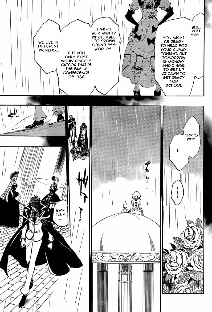 Umineko no Naku Koro ni Chiru Episode 8: Twilight of the Golden Witch Chapter 23.2 page 38 - Chapter 23 v2 : Towards the golden land