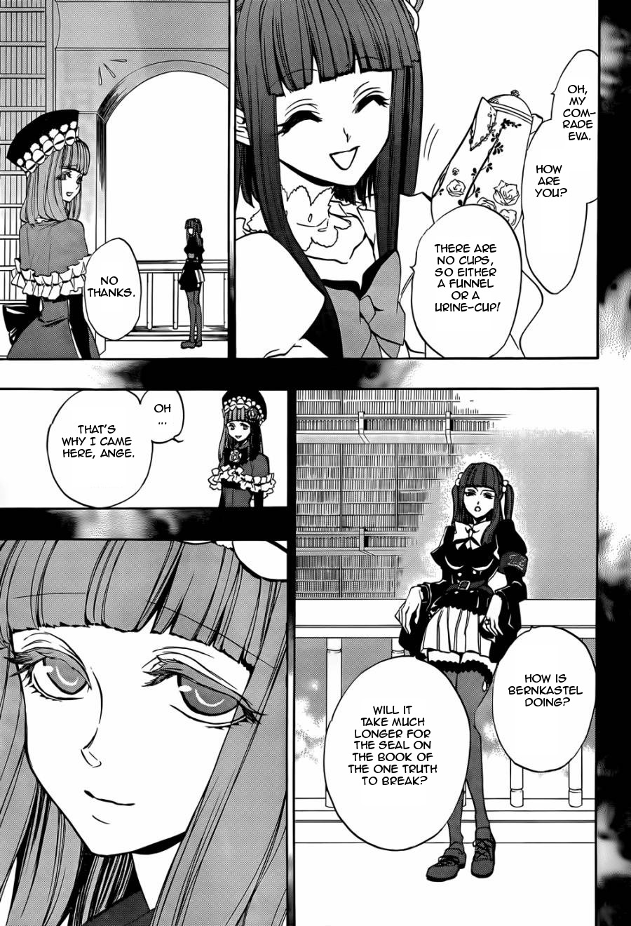 Umineko no Naku Koro ni Chiru Episode 8: Twilight of the Golden Witch Chapter 23.2 page 42 - Chapter 23 v2 : Towards the golden land