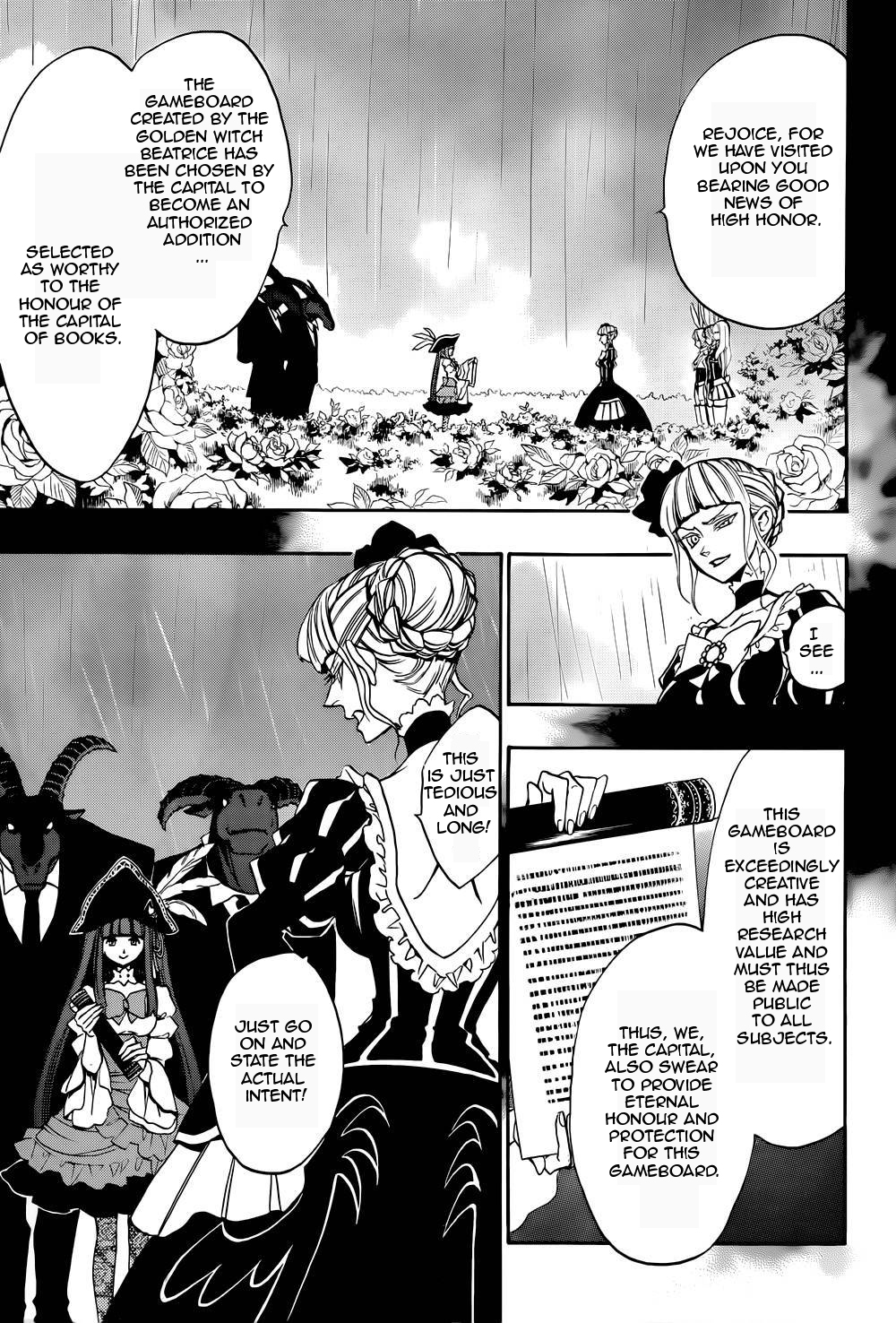 Umineko no Naku Koro ni Chiru Episode 8: Twilight of the Golden Witch Chapter 26.2 page 36 - Chapter 26 v2 : Ultimatum
