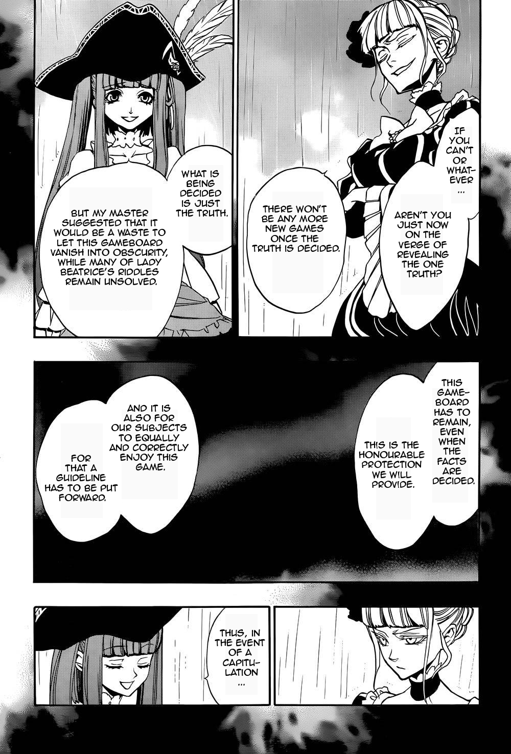 Umineko no Naku Koro ni Chiru Episode 8: Twilight of the Golden Witch Chapter 26.2 page 38 - Chapter 26 v2 : Ultimatum