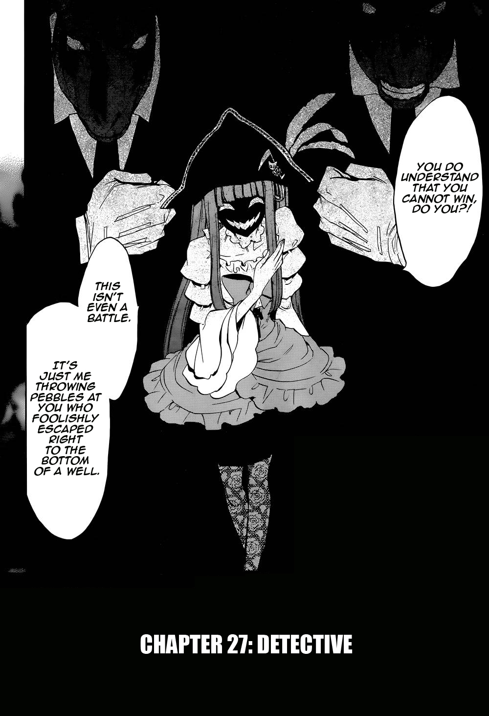 Umineko no Naku Koro ni Chiru Episode 8: Twilight of the Golden Witch Chapter 27.2 page 2 - Chapter 27 v2 : Detective