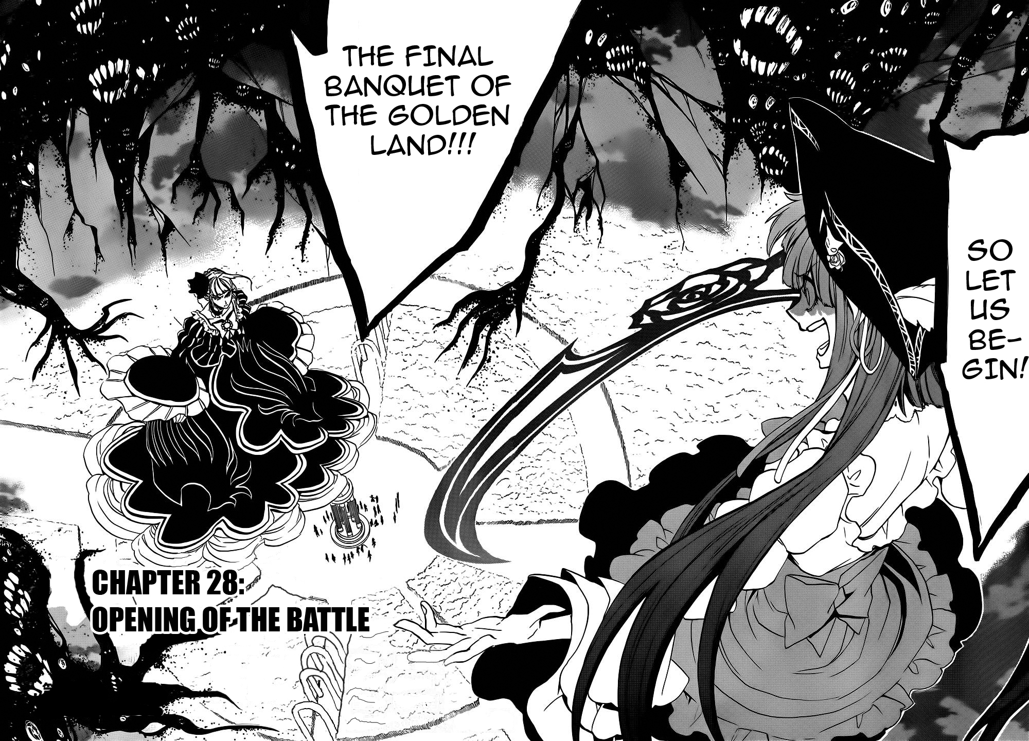 Umineko no Naku Koro ni Chiru Episode 8: Twilight of the Golden Witch Chapter 28.2 page 4 - Chapter 28 v2 : Opening of the battle