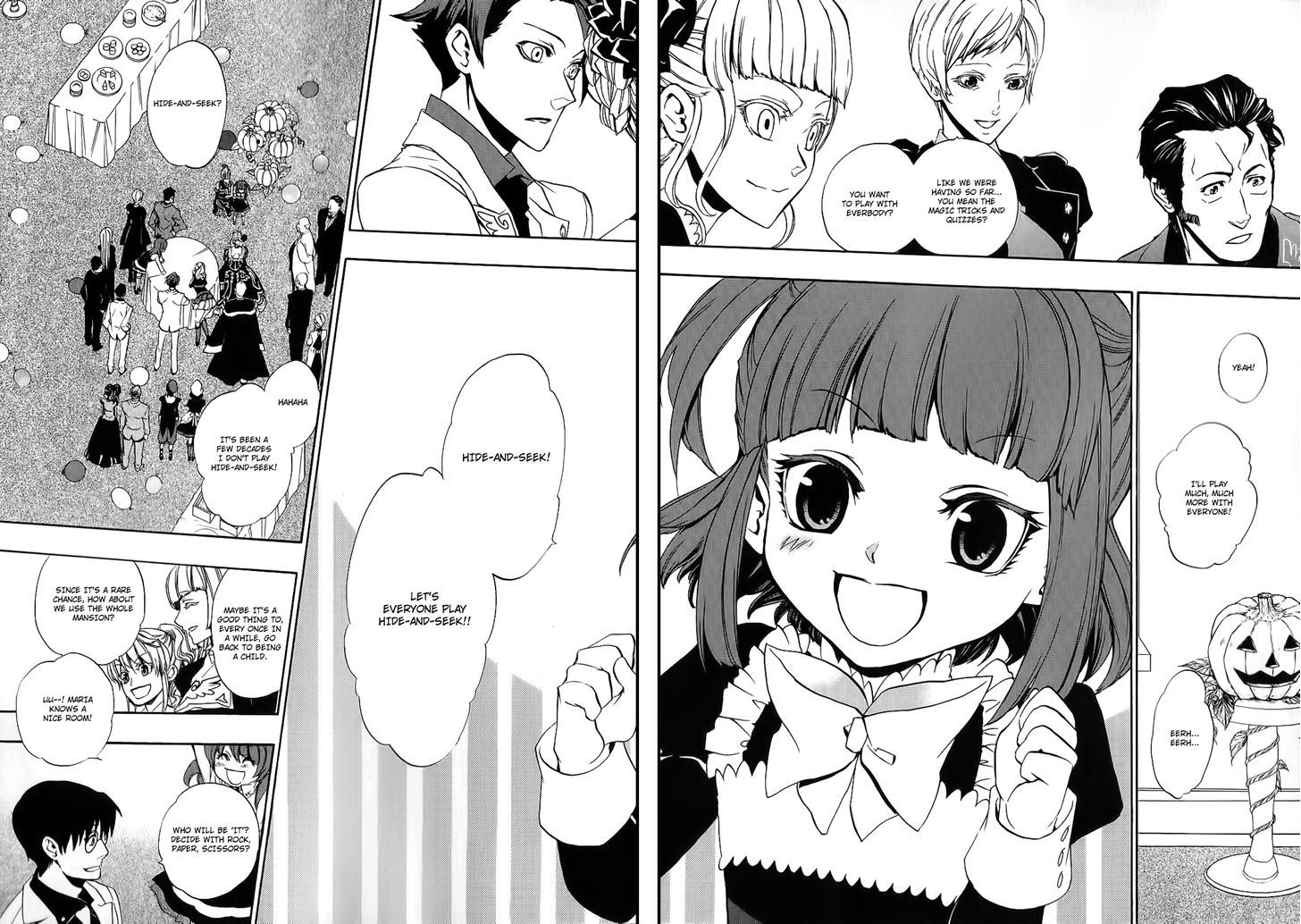 Umineko no Naku Koro ni Chiru Episode 8: Twilight of the Golden Witch Chapter 6 page 13 - Chapter 6 : Halloween Party 1