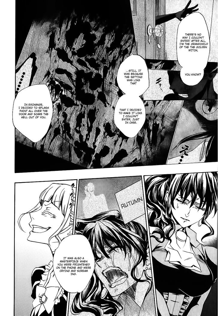 Umineko no Naku Koro ni Chiru Episode 8: Twilight of the Golden Witch Chapter 6 page 32 - Chapter 6 : Halloween Party 1