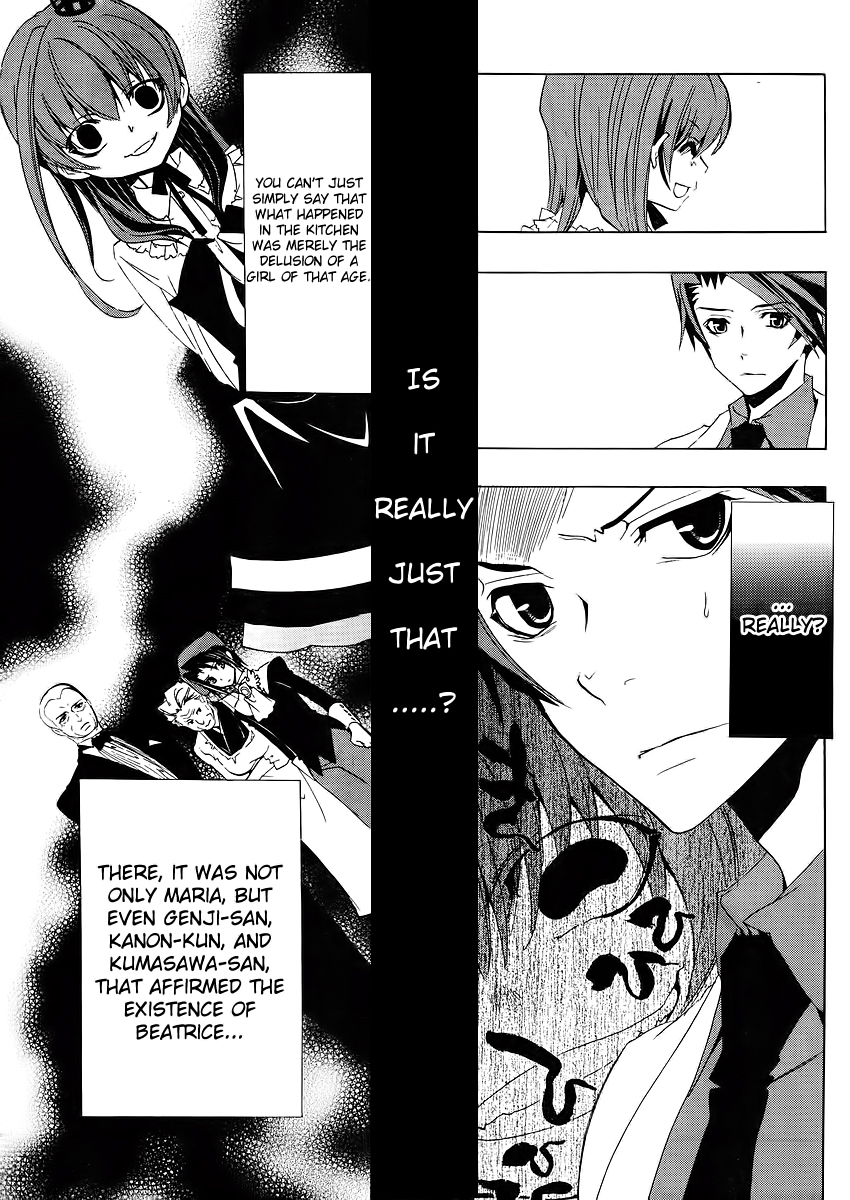 Umineko no Naku Koro ni Episode 1: Legend of the Golden Witch Chapter 11 page 28 - Chapter 11: The Invisible Witch