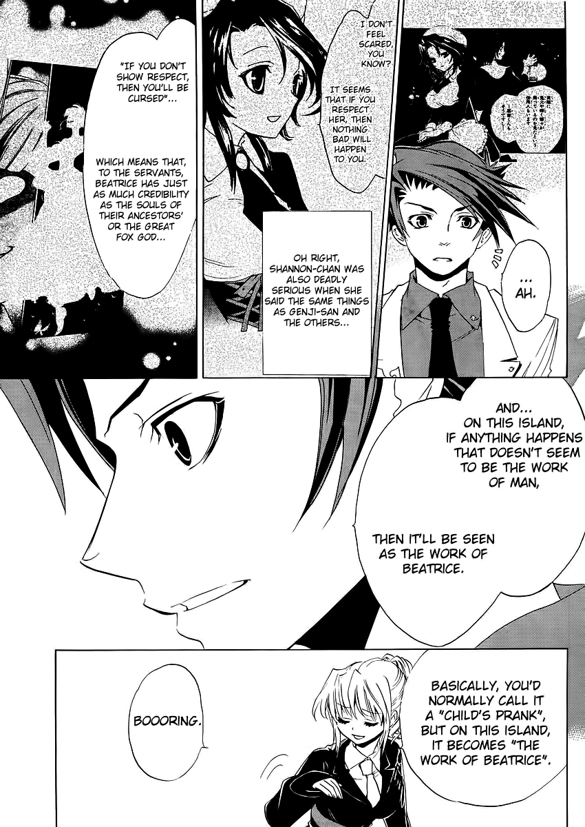 Umineko no Naku Koro ni Episode 1: Legend of the Golden Witch Chapter 11 page 30 - Chapter 11: The Invisible Witch