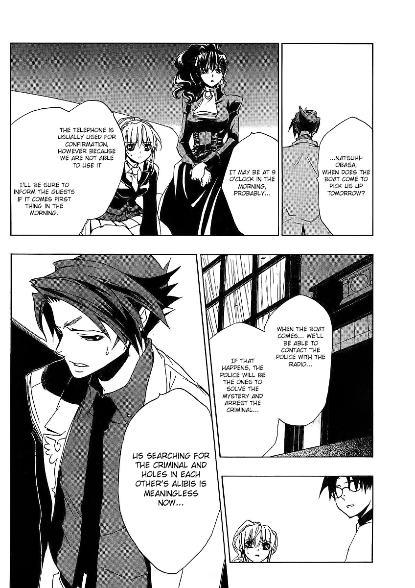 Umineko no Naku Koro ni Episode 1: Legend of the Golden Witch Chapter 13 page 21 - Chapter 13: Battler VS Eva