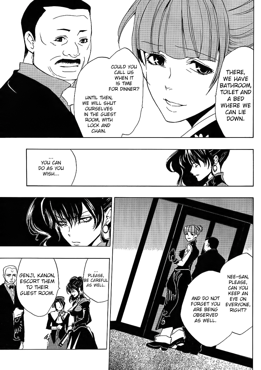 Umineko no Naku Koro ni Episode 1: Legend of the Golden Witch Chapter 13 page 28 - Chapter 13: Battler VS Eva