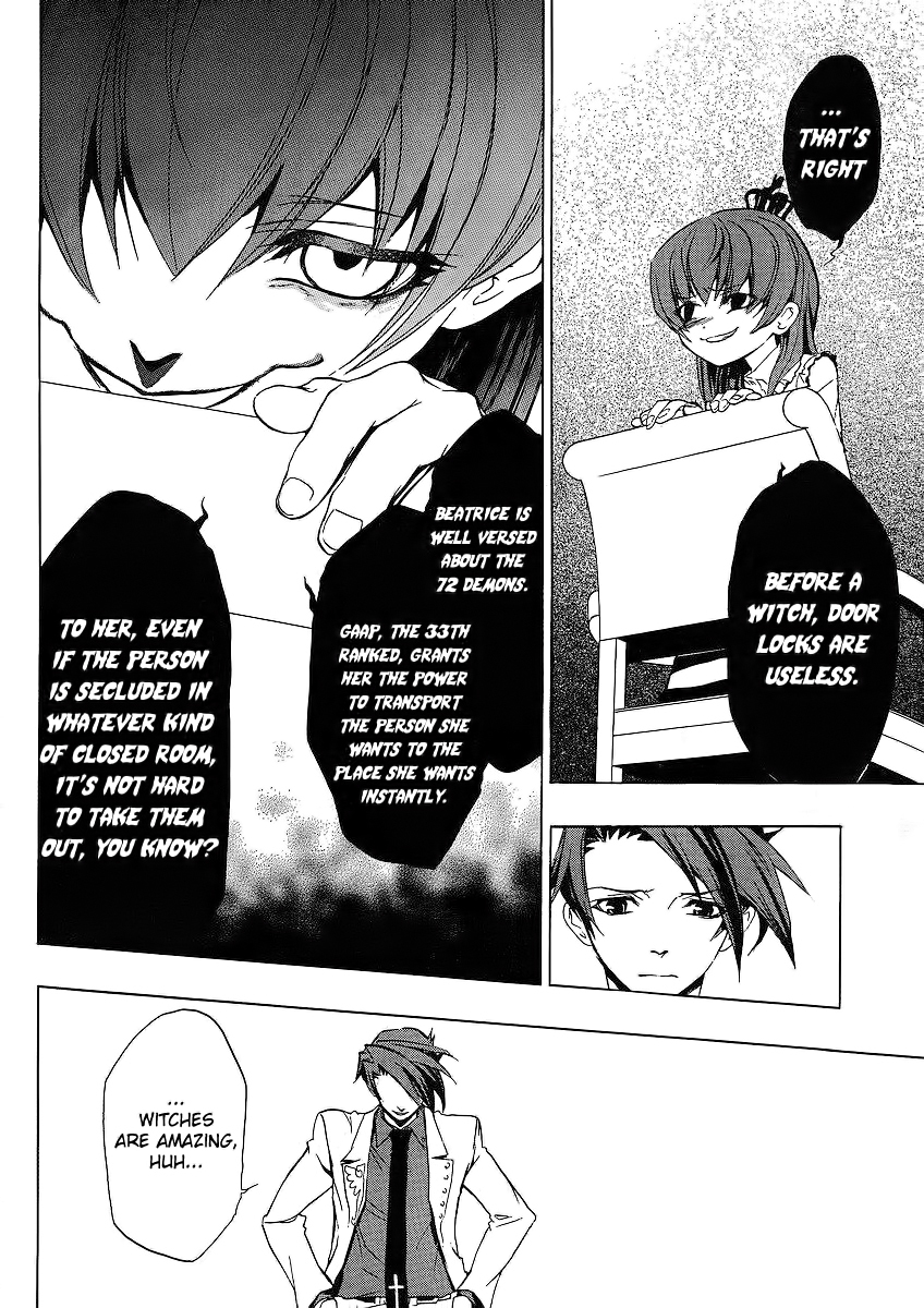 Umineko no Naku Koro ni Episode 1: Legend of the Golden Witch Chapter 13 page 35 - Chapter 13: Battler VS Eva