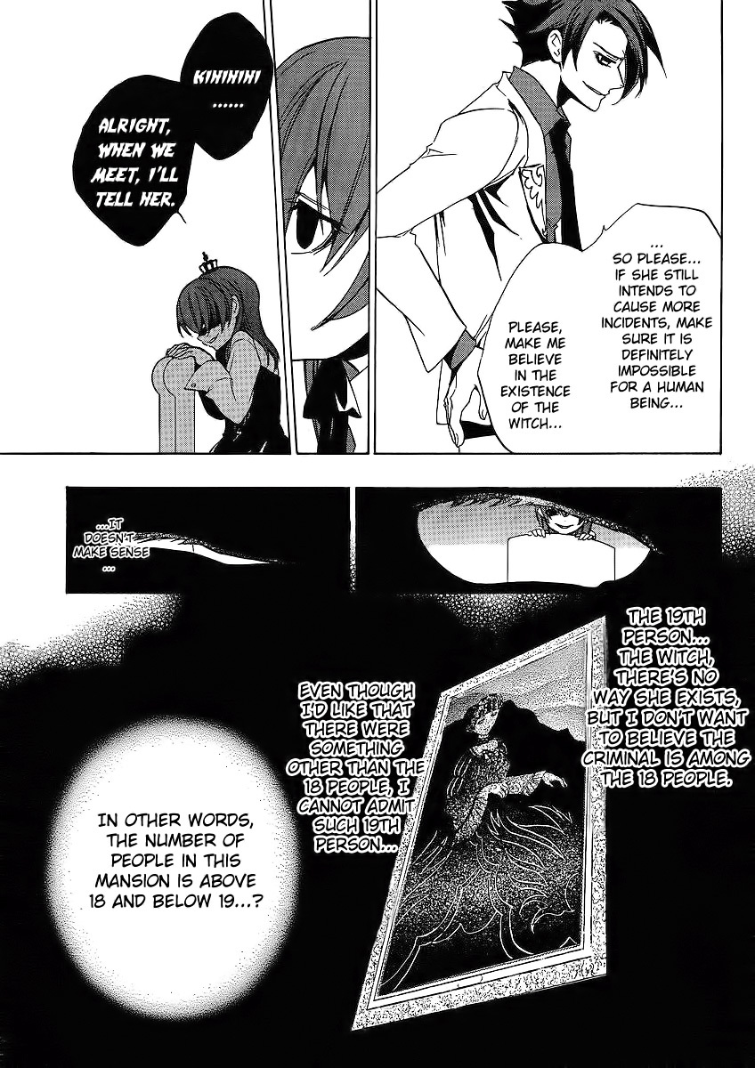Umineko no Naku Koro ni Episode 1: Legend of the Golden Witch Chapter 13 page 36 - Chapter 13: Battler VS Eva
