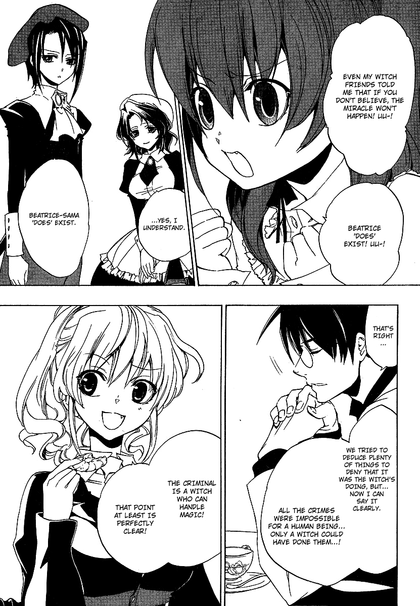 Umineko no Naku Koro ni Episode 1: Legend of the Golden Witch Chapter 21.1 page 10 - Chapter 21.1: Tea Party