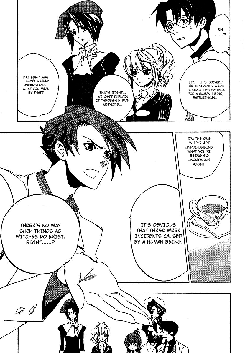 Umineko no Naku Koro ni Episode 1: Legend of the Golden Witch Chapter 21.1 page 14 - Chapter 21.1: Tea Party