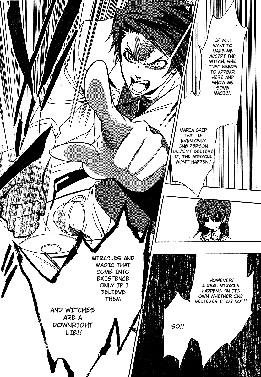 Umineko no Naku Koro ni Episode 1: Legend of the Golden Witch Chapter 21.1 page 29 - Chapter 21.1: Tea Party