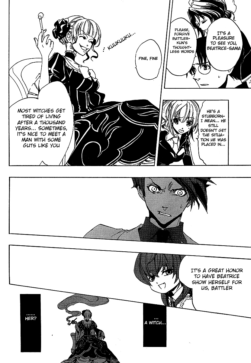 Umineko no Naku Koro ni Episode 1: Legend of the Golden Witch Chapter 21.1 page 34 - Chapter 21.1: Tea Party