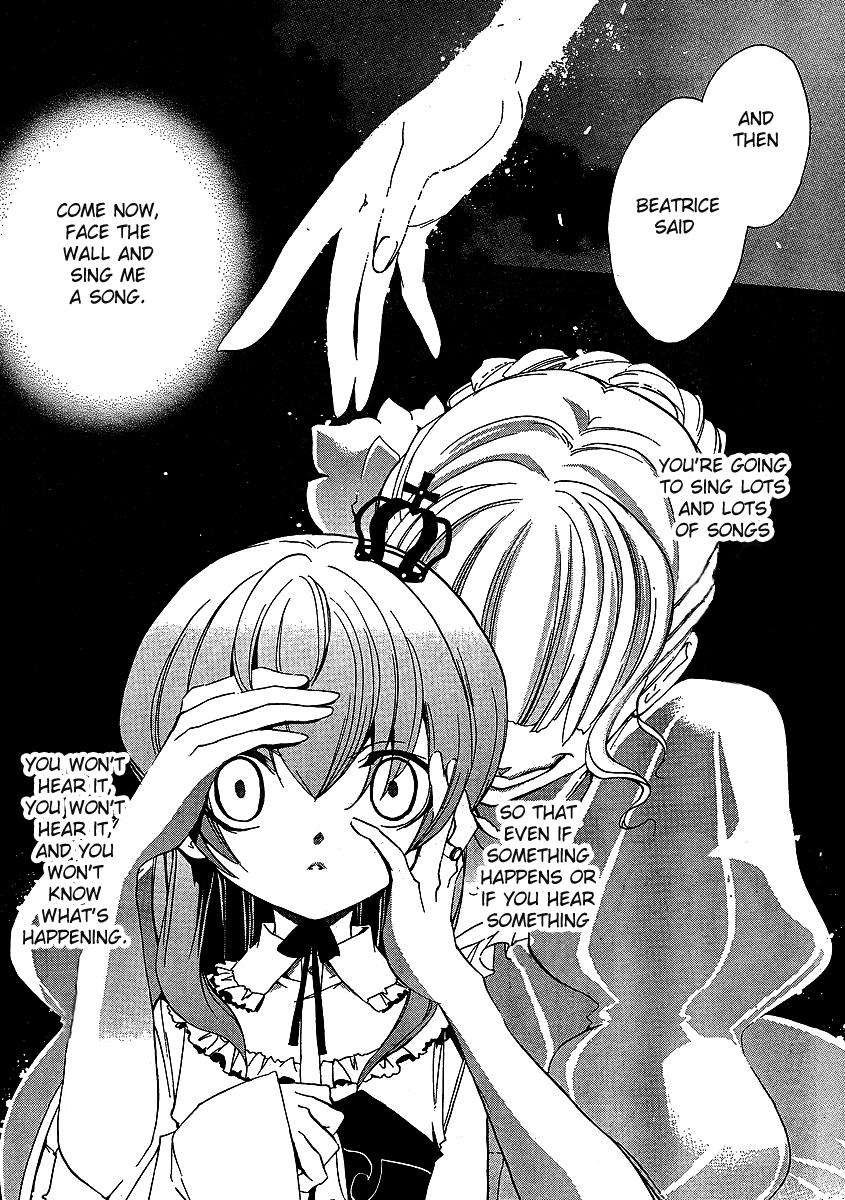 Umineko no Naku Koro ni Episode 1: Legend of the Golden Witch Chapter 21 page 12 - Chapter 21: The Golden Land