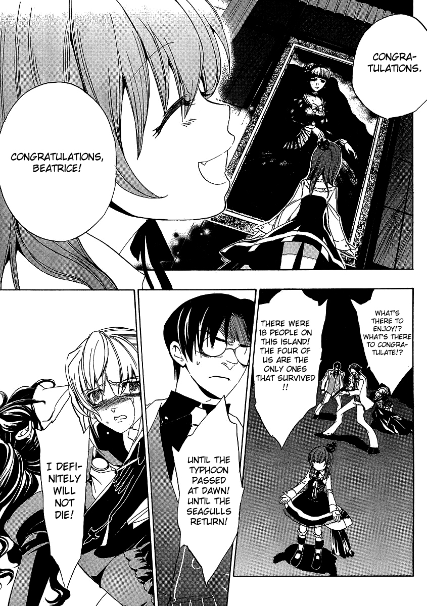 Umineko no Naku Koro ni Episode 1: Legend of the Golden Witch Chapter 21 page 35 - Chapter 21: The Golden Land