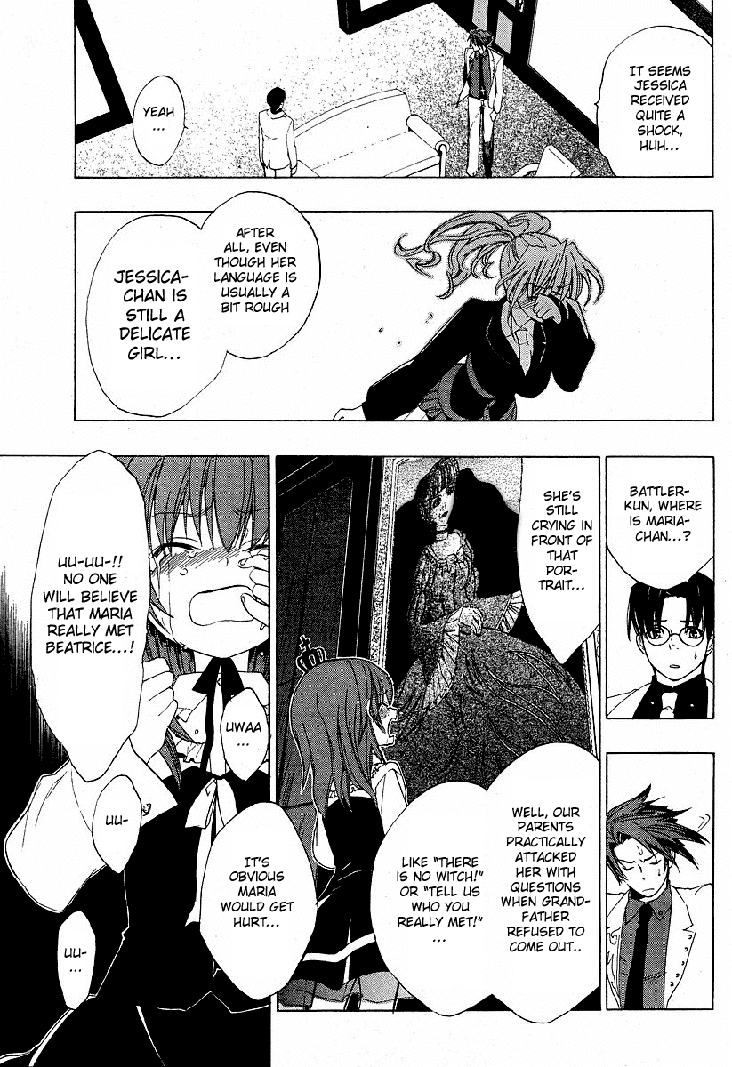 Umineko no Naku Koro ni Episode 1: Legend of the Golden Witch Chapter 5 page 22 - Chapter 5: The Hand from the Witch
