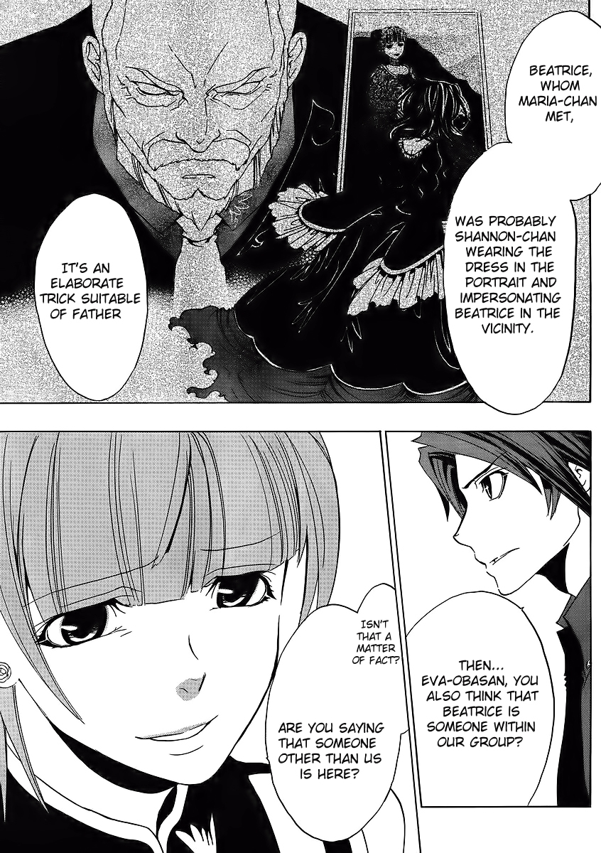 Umineko no Naku Koro ni Episode 1: Legend of the Golden Witch Chapter 9 page 11 - Chapter 9: The Witch's Sacrifices