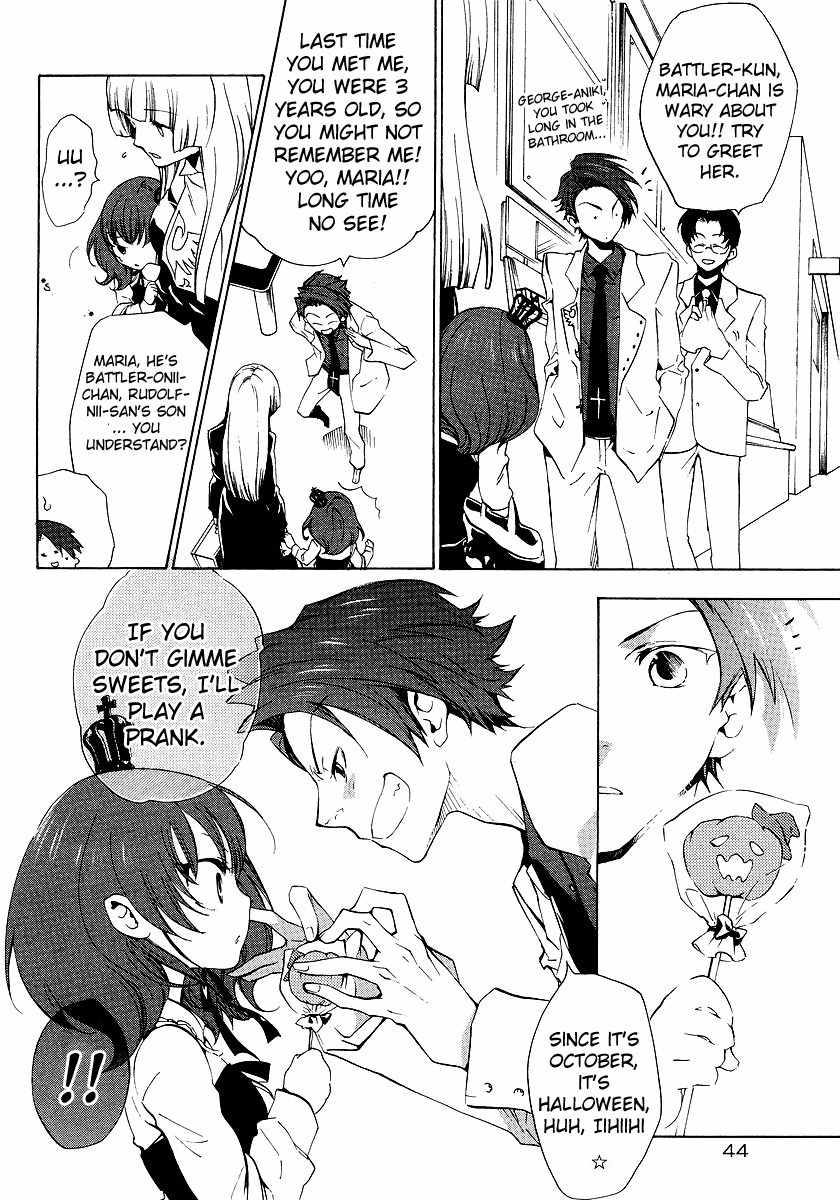 Umineko no Naku Koro ni Episode 2: Turn of the Golden Witch Chapter 10 page 6 - Chapter 10: War Outbreak