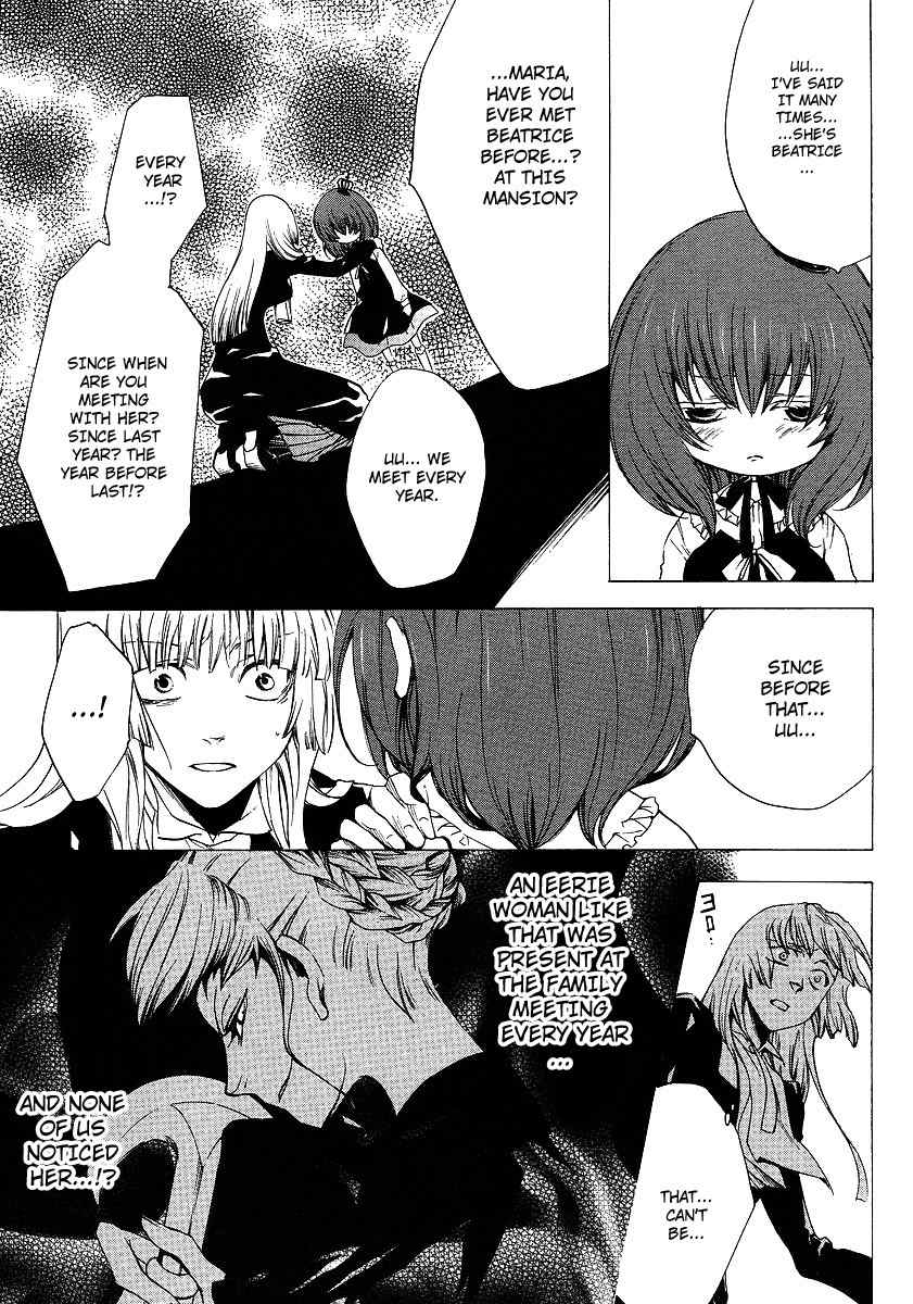 Umineko no Naku Koro ni Episode 2: Turn of the Golden Witch Chapter 13 page 22 - Chapter 13: Chessboard Theory