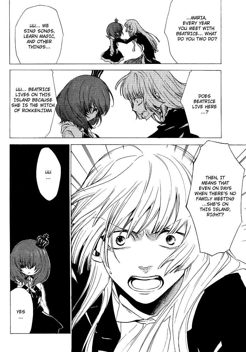 Umineko no Naku Koro ni Episode 2: Turn of the Golden Witch Chapter 13 page 23 - Chapter 13: Chessboard Theory