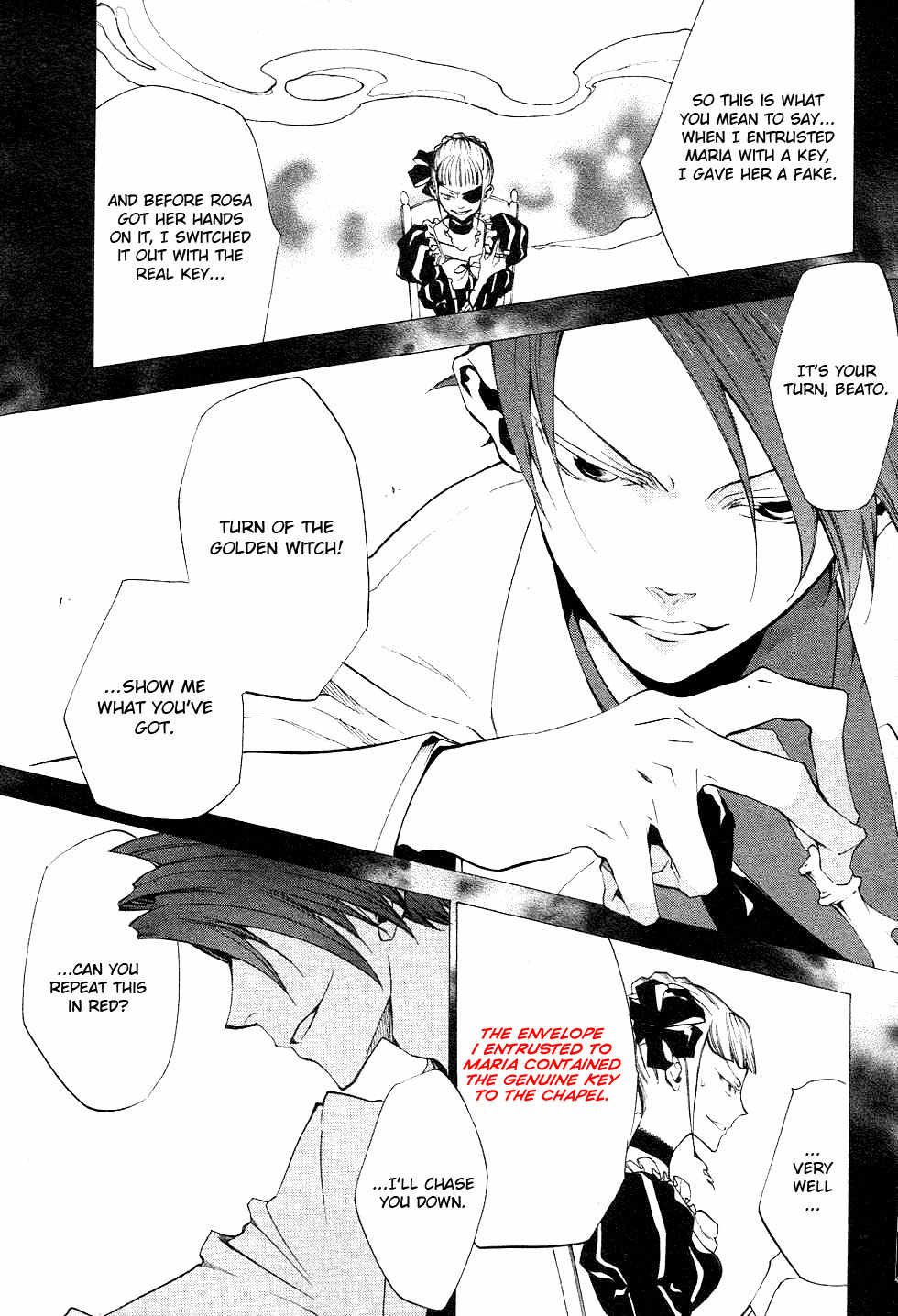 Umineko no Naku Koro ni Episode 2: Turn of the Golden Witch Chapter 18 page 11 - Chapter 18: New Rule