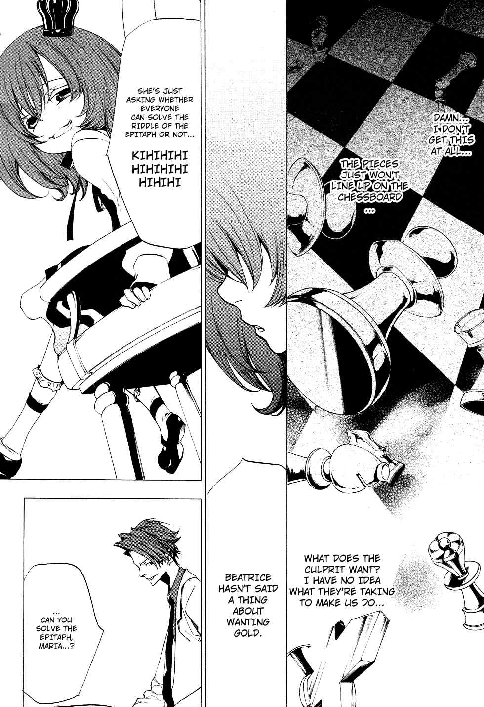 Umineko no Naku Koro ni Episode 2: Turn of the Golden Witch Chapter 18 page 22 - Chapter 18: New Rule