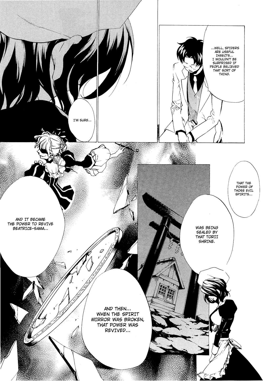 Umineko no Naku Koro ni Episode 2: Turn of the Golden Witch Chapter 22 page 23 - Chapter 22: Undeliverable Red Text