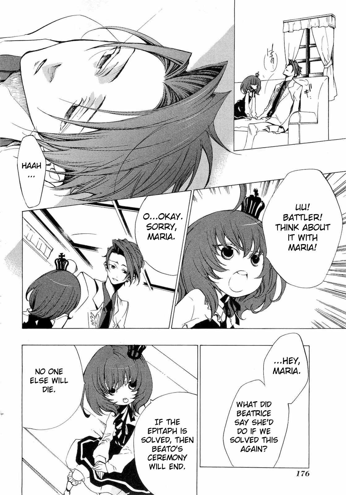 Umineko no Naku Koro ni Episode 2: Turn of the Golden Witch Chapter 23 page 8 - Chapter 23: Spirit Mirror