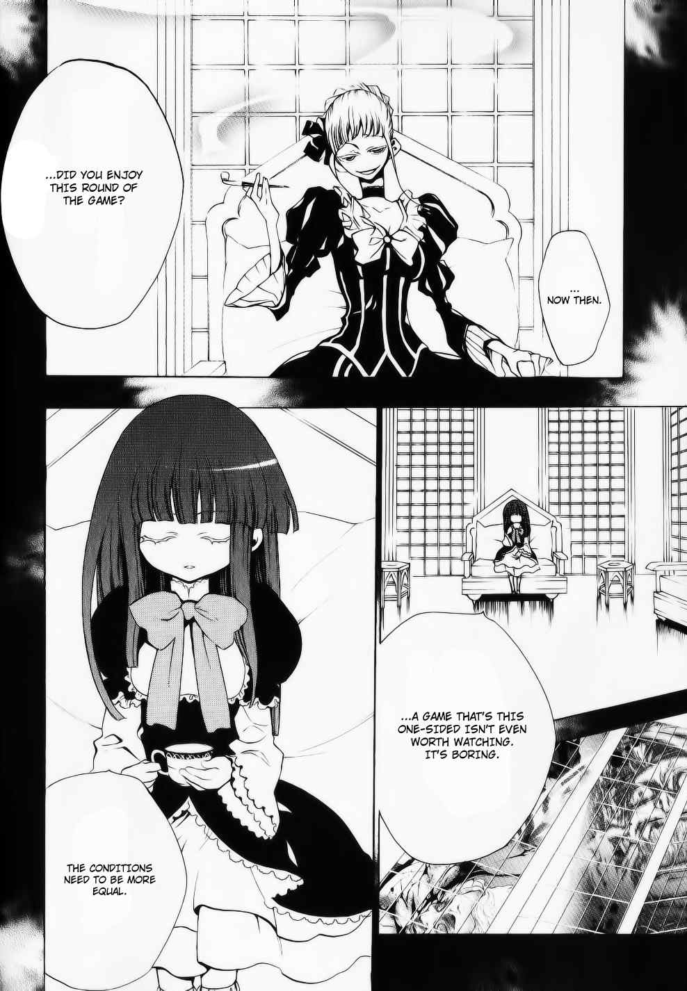 Umineko no Naku Koro ni Episode 2: Turn of the Golden Witch Chapter 26.2 page 3 - Chapter 26.2: Hidden Tea Party