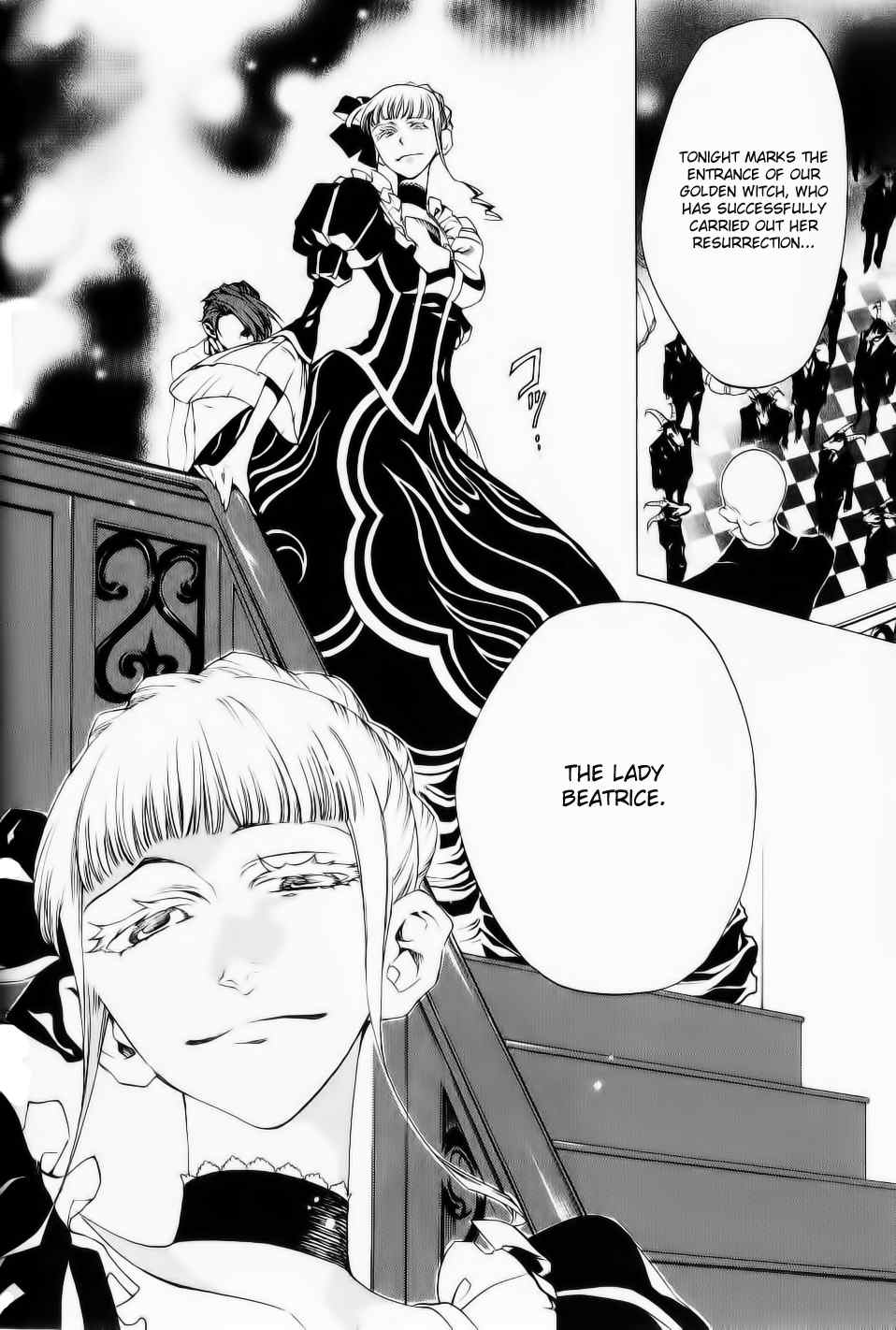Umineko no Naku Koro ni Episode 2: Turn of the Golden Witch Chapter 26 page 10 - Chapter 26: Banquet