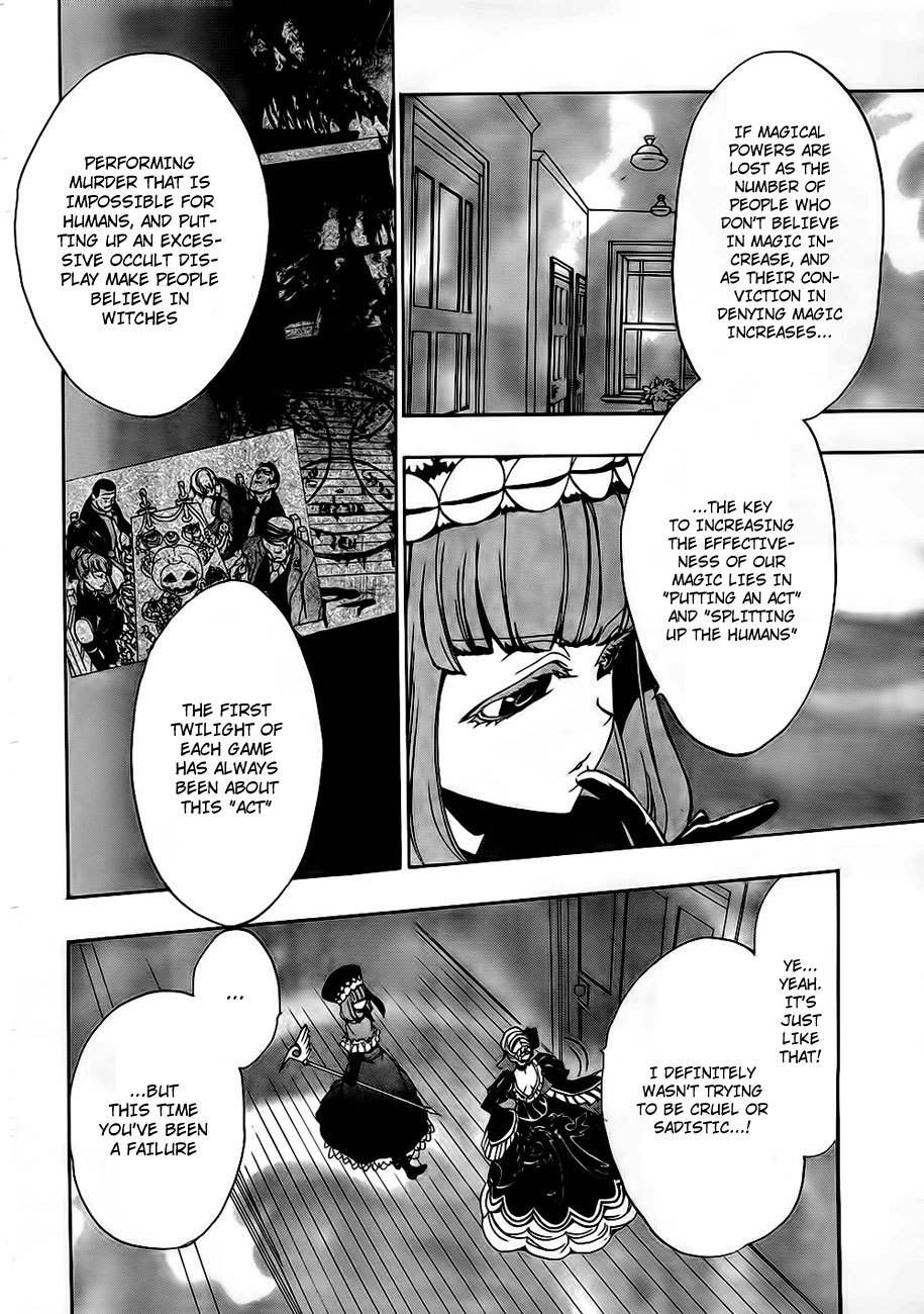 Umineko no Naku Koro ni Episode 3: Banquet of the Golden Witch Chapter 13 page 20 - Chapter 13: Witch's Envy