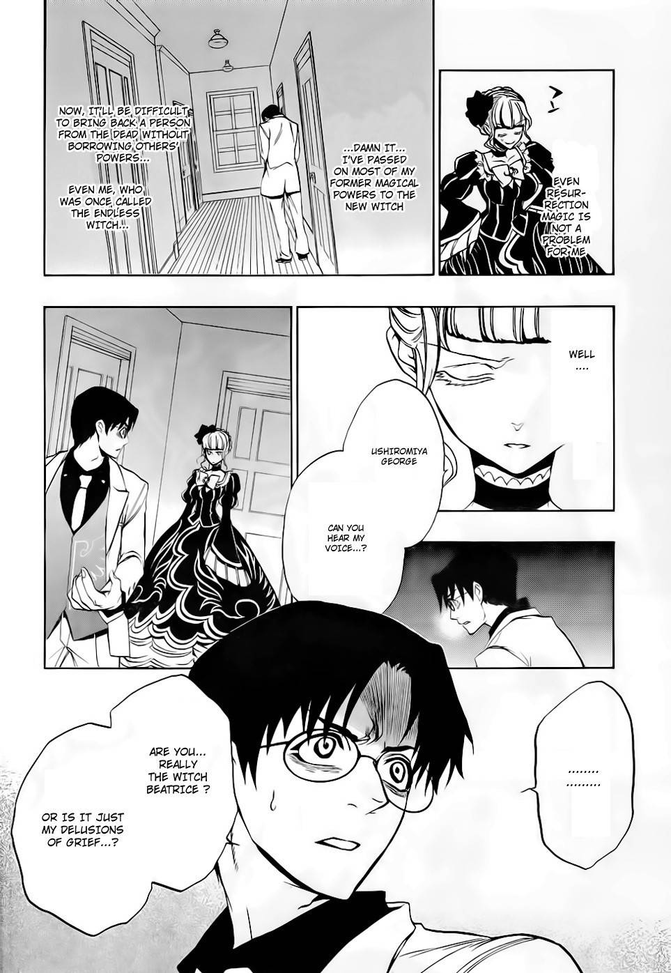 Umineko no Naku Koro ni Episode 3: Banquet of the Golden Witch Chapter 15 page 17 - Chapter 15: Resurrection Magic