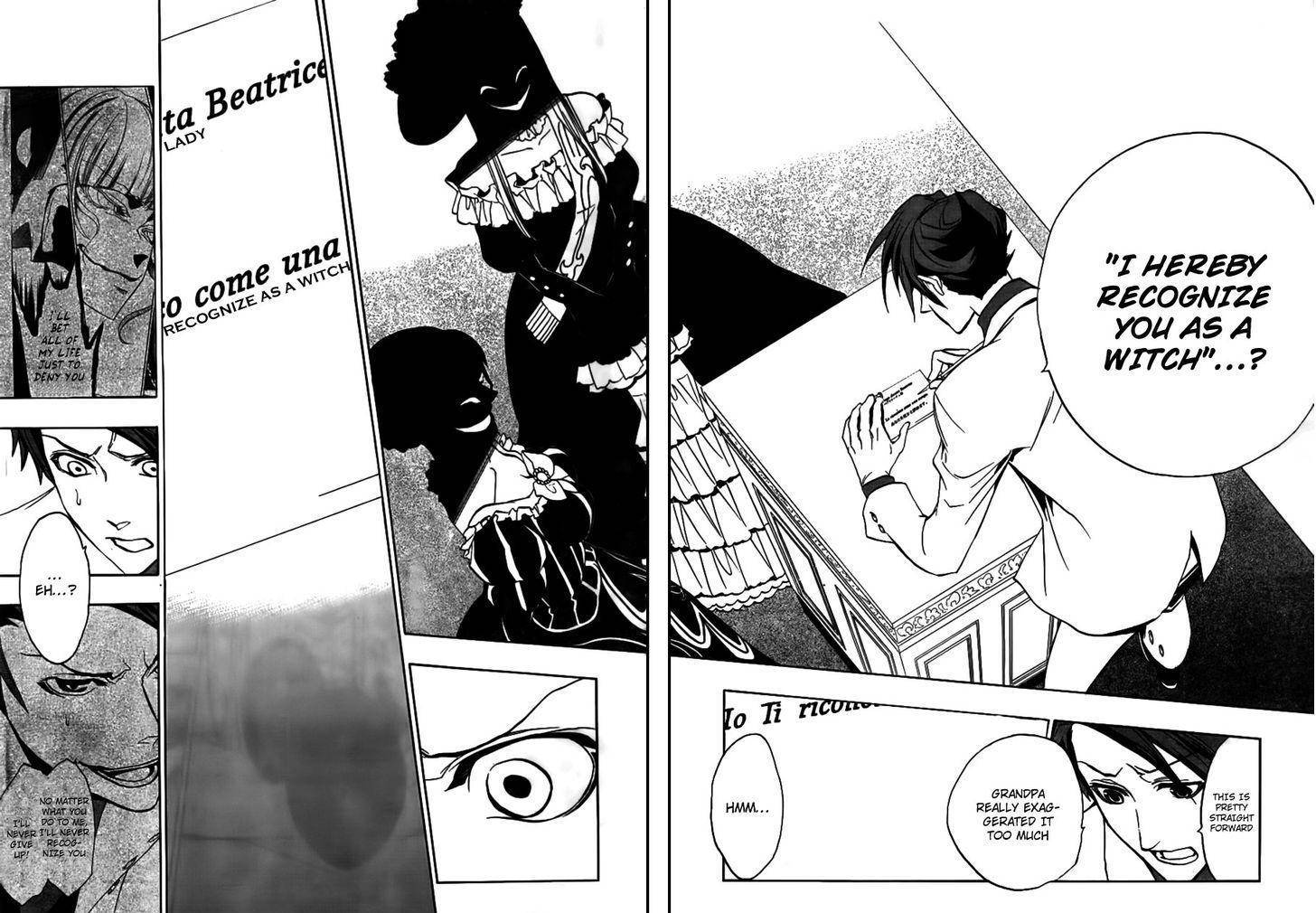 Umineko no Naku Koro ni Episode 3: Banquet of the Golden Witch Chapter 20 page 27 - Chapter 20: an Uninvited Guest
