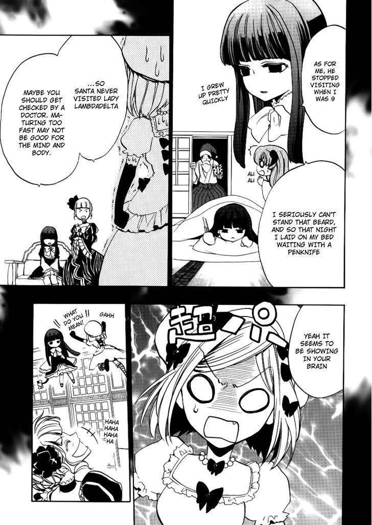 Umineko no Naku Koro ni Episode 3: Banquet of the Golden Witch Chapter 21 page 6 - Chapter 21: Tea Party