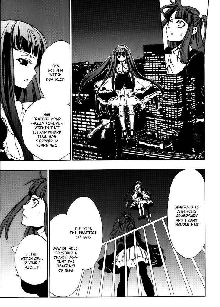 Umineko no Naku Koro ni Episode 3: Banquet of the Golden Witch Chapter 22 page 29 - Chapter 22: Hidden Tea Party