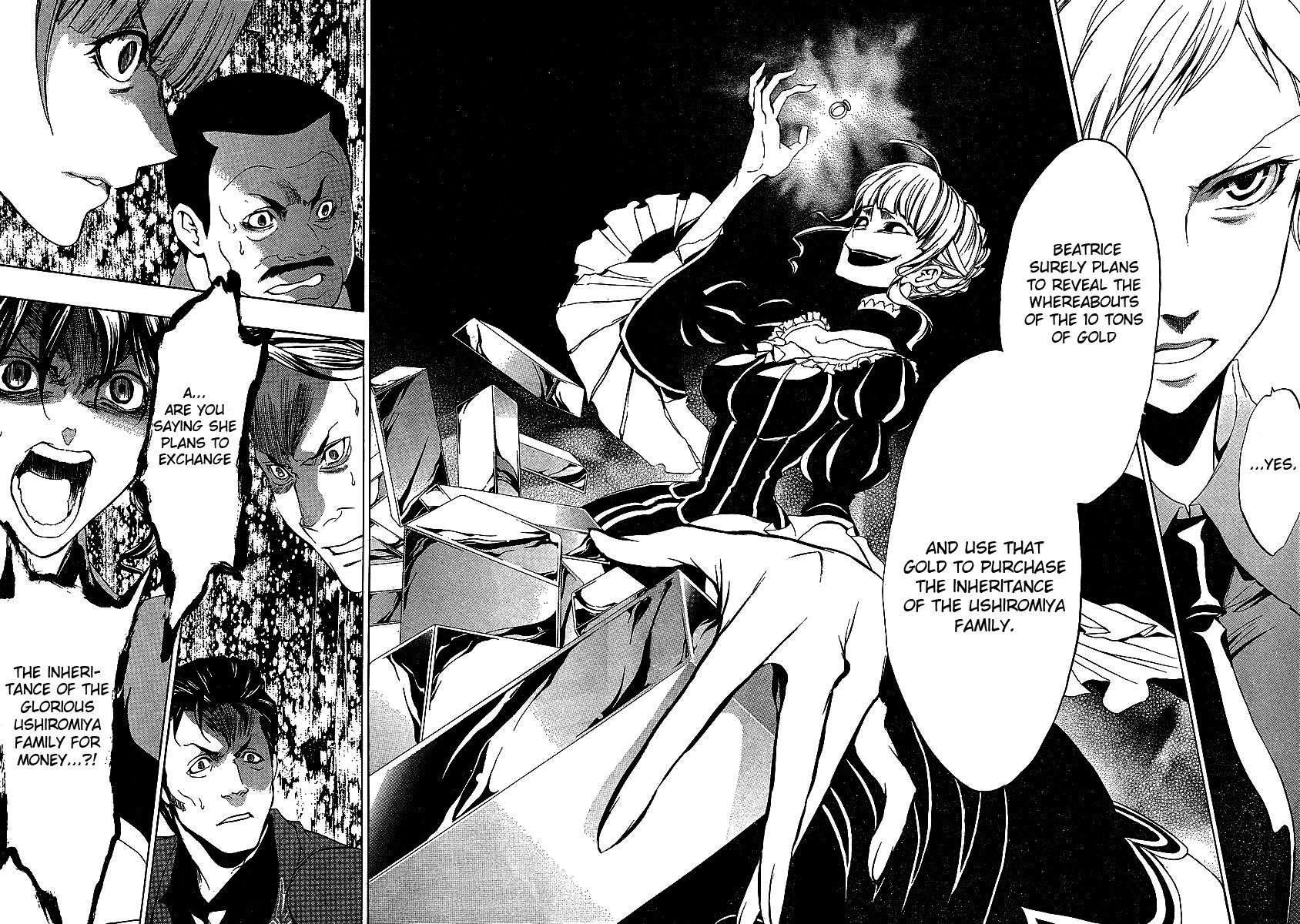 Umineko no Naku Koro ni Episode 3: Banquet of the Golden Witch Chapter 4 page 38 - Chapter 4: Tenacity