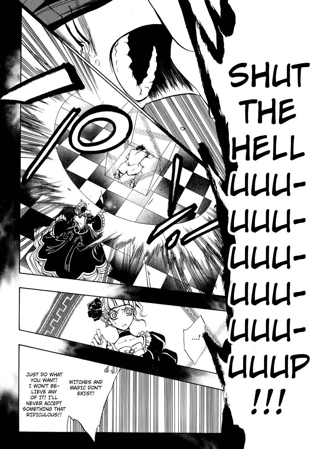 Umineko no Naku Koro ni Episode 3: Banquet of the Golden Witch Chapter 8 page 28 - Chapter 8: The Great Magic Battle