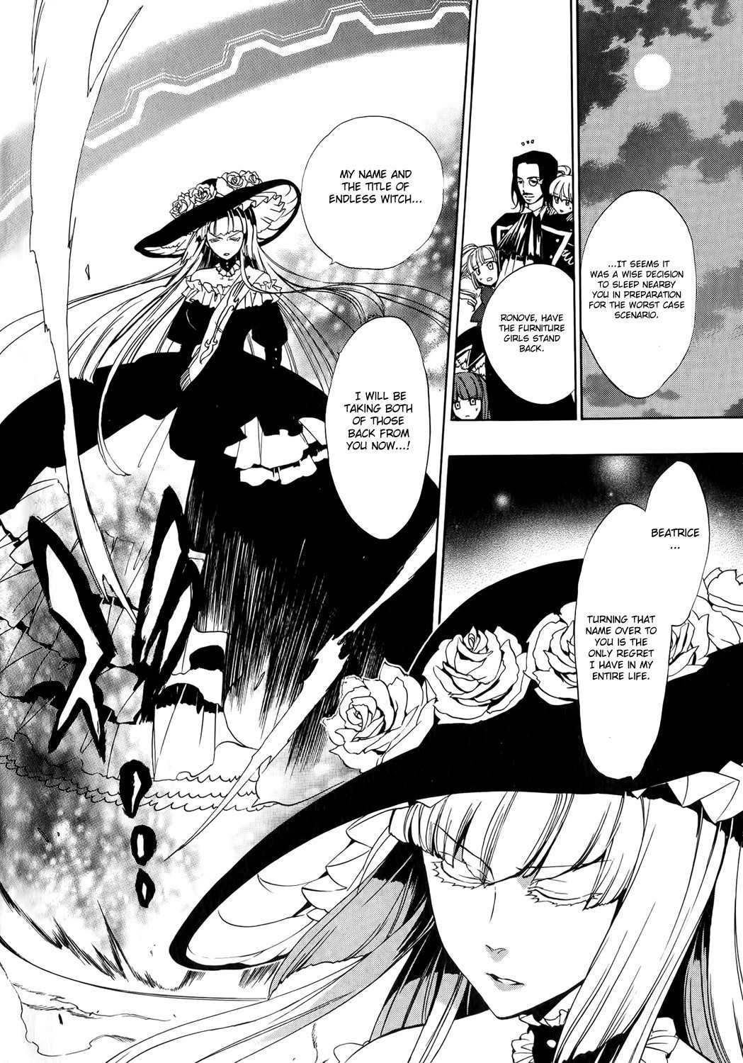 Umineko no Naku Koro ni Episode 3: Banquet of the Golden Witch Chapter 8 page 3 - Chapter 8: The Great Magic Battle