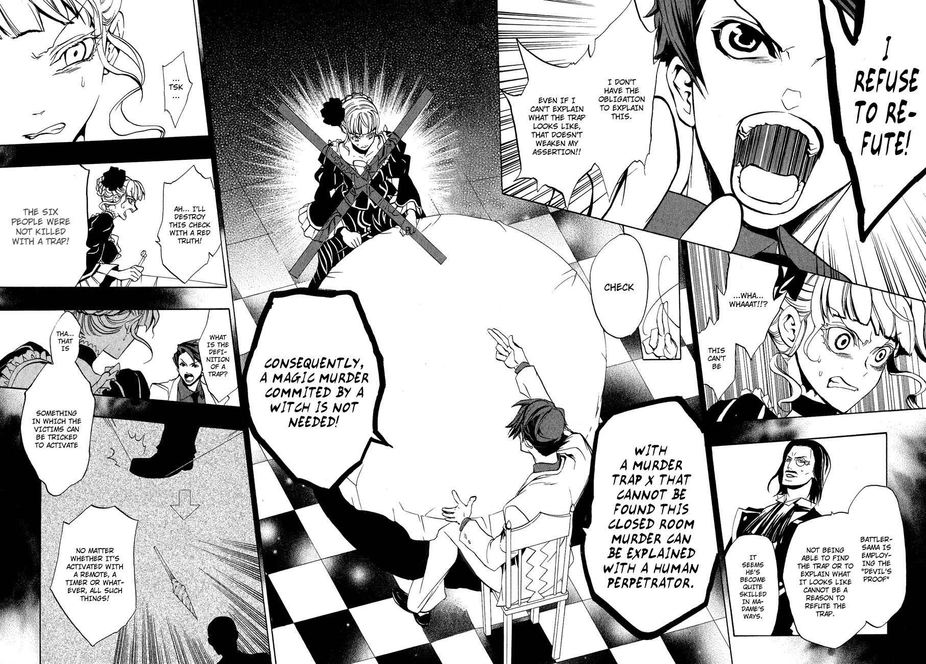 Umineko no Naku Koro ni Episode 3: Banquet of the Golden Witch Chapter 9 page 27 - Chapter 9: Conditions for Victory