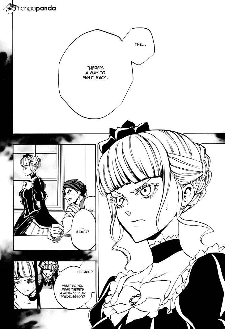 Umineko no Naku Koro ni Episode 3 Chapter 18 page 35 - Chapter 18 : Battler vs Eva