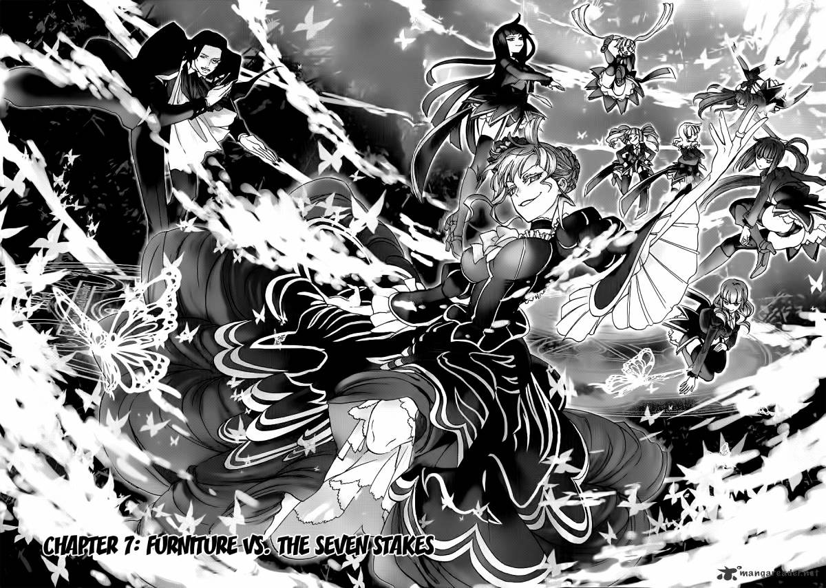 Umineko no Naku Koro ni Episode 3 Chapter 7 page 2 - Chapter 7 : Furniture Vs Seven Stakes