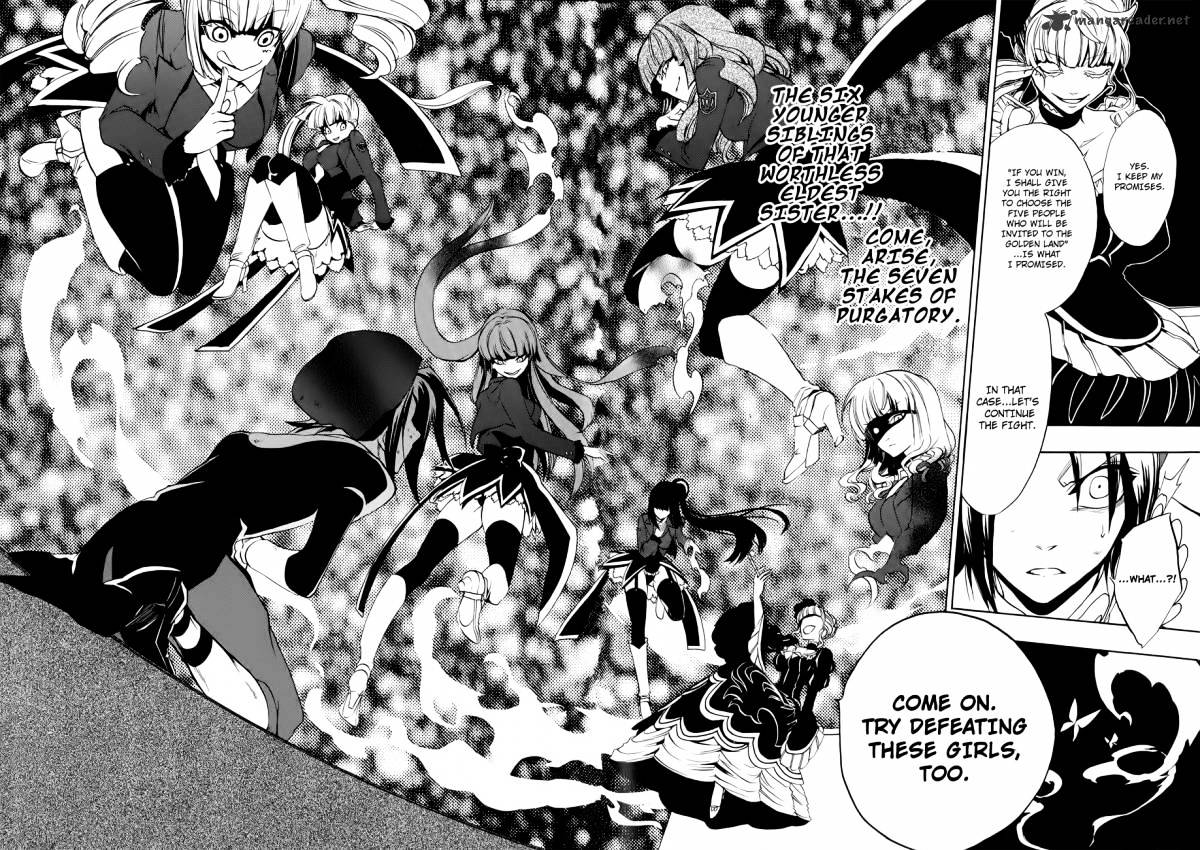 Umineko no Naku Koro ni Episode 3 Chapter 7 page 28 - Chapter 7 : Furniture Vs Seven Stakes